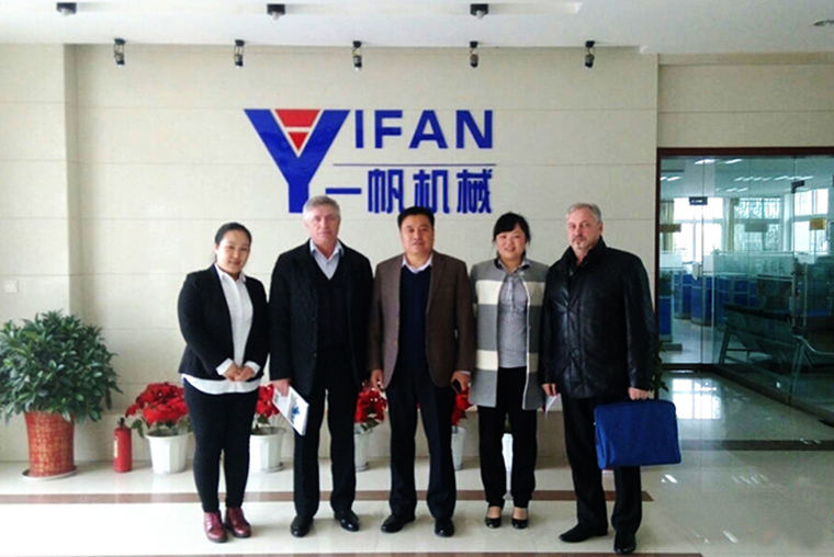 俄羅斯客戶到訪一帆機械 俄羅斯客戶到訪一帆機械